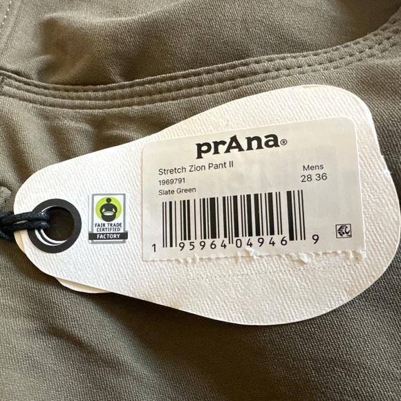 New Men’s prAna Stretch Zion Pant Il Sz 28 x 36 - Picture 5 of 12